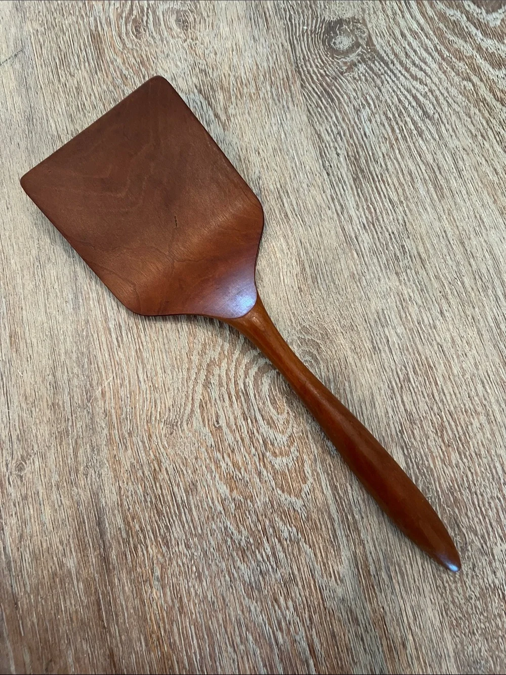 Handcrafted Wooden Spatula - Warm Brown
